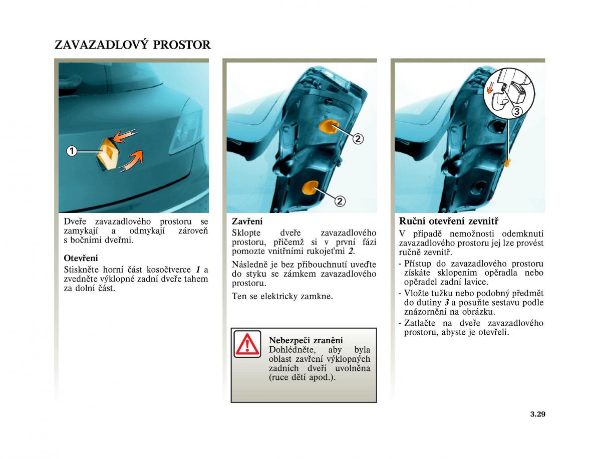 Renault Vel Satis instrukcja obslugi / page 171