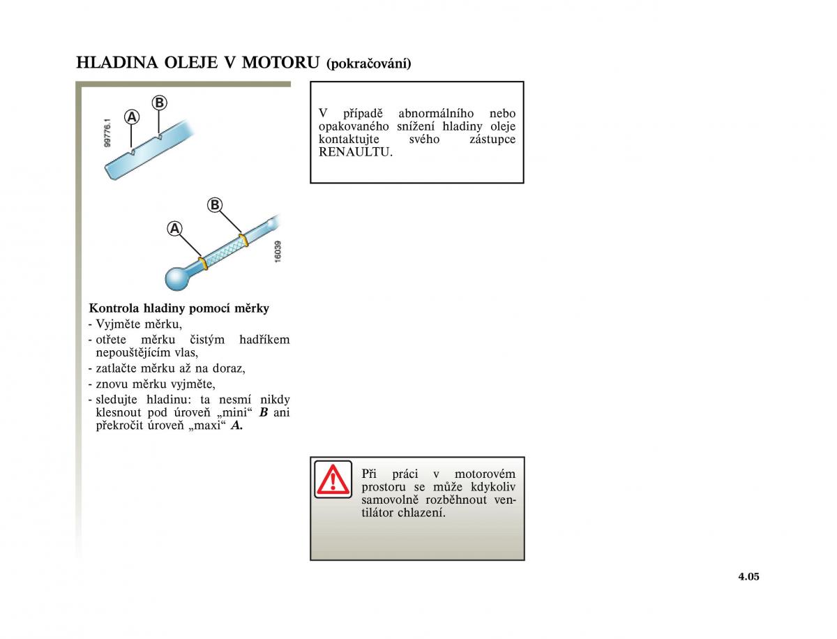 Renault Vel Satis instrukcja obslugi / page 183