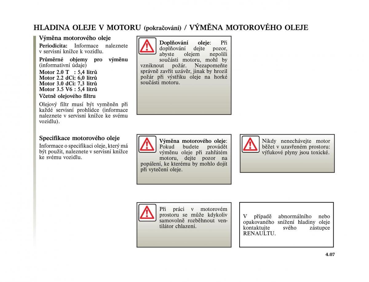 Renault Vel Satis instrukcja obslugi / page 185