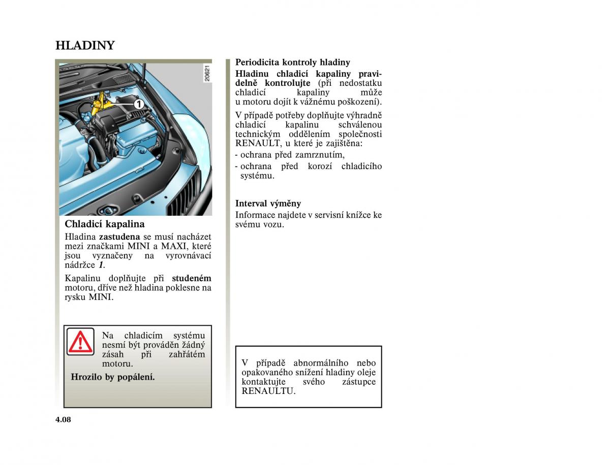 Renault Vel Satis instrukcja obslugi / page 186