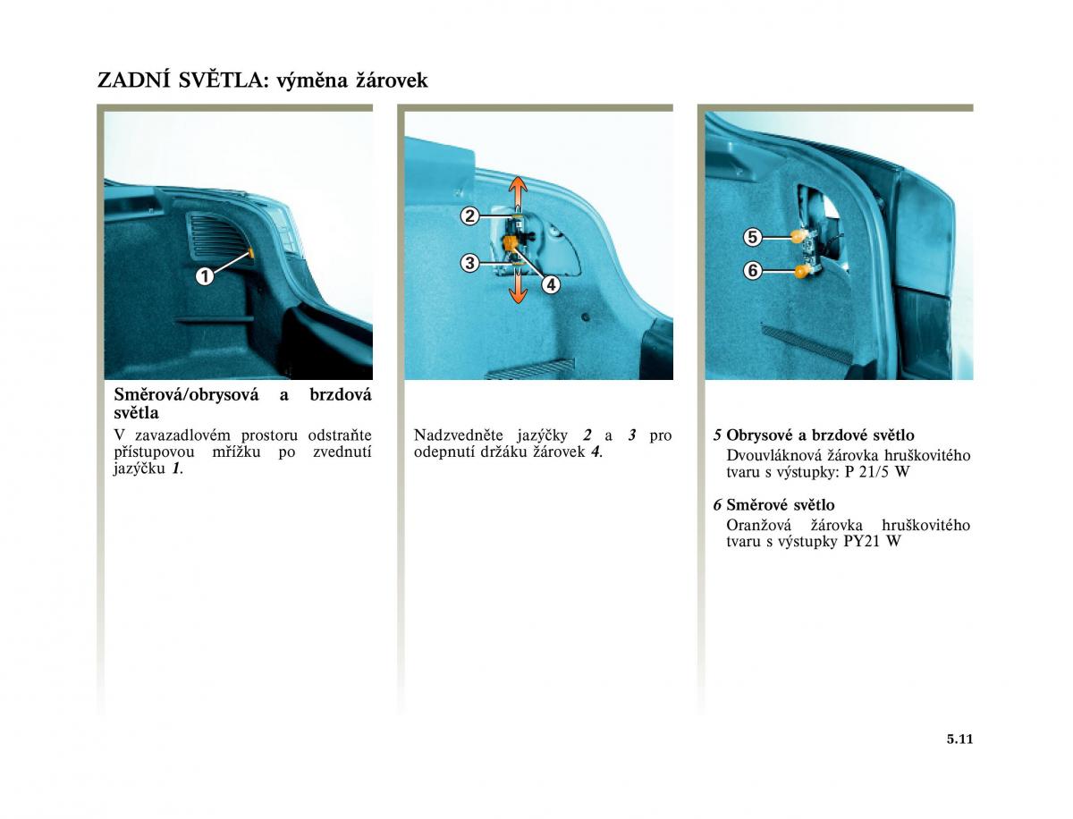 Renault Vel Satis instrukcja obslugi / page 203