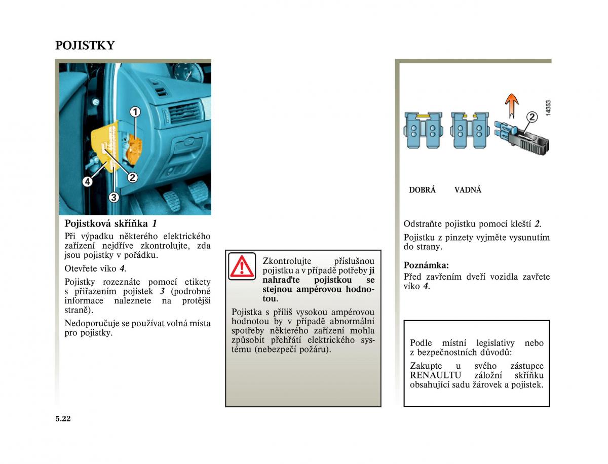 Renault Vel Satis instrukcja obslugi / page 214