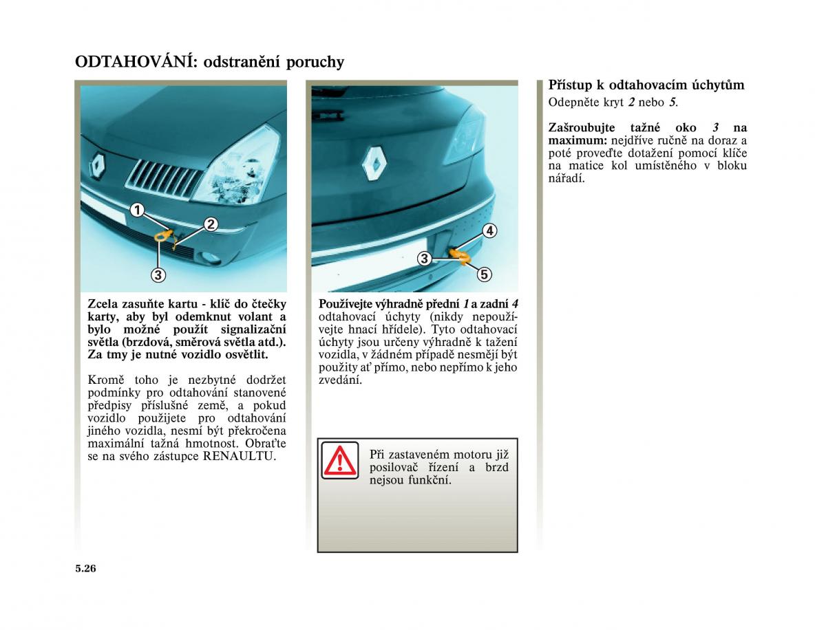 Renault Vel Satis instrukcja obslugi / page 218