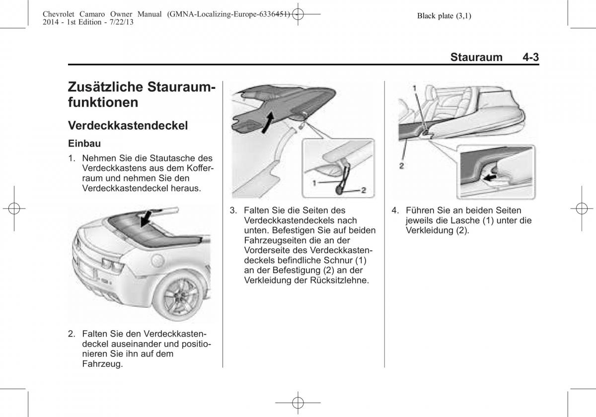 Chevrolet Camaro V 5 Handbuch / page 101