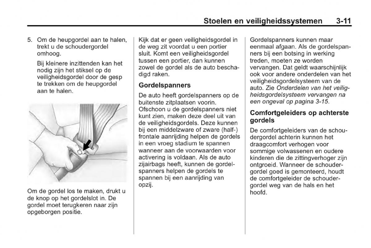 Chevrolet Camaro V 5 Bilens instruktionsbog / page 60