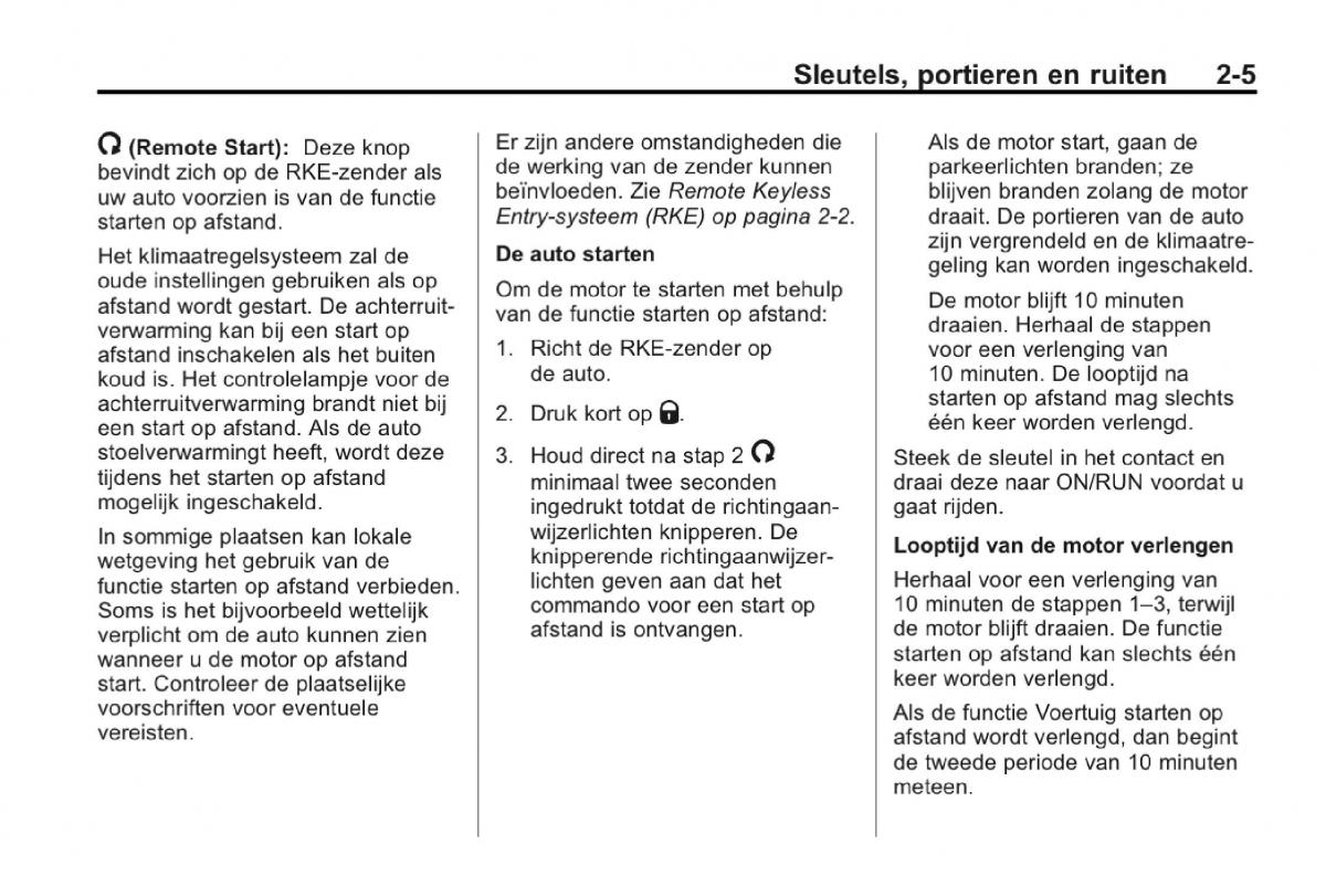 Chevrolet Camaro V 5 Bilens instruktionsbog / page 28