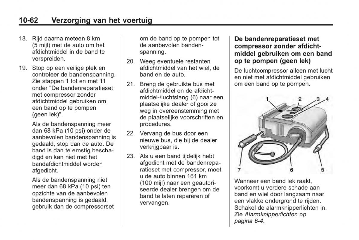 Chevrolet Camaro V 5 Bilens instruktionsbog / page 315