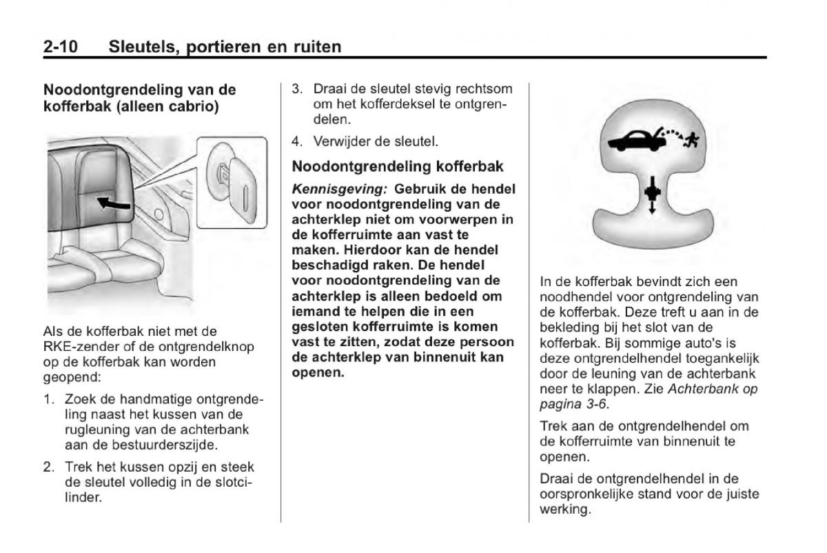 Chevrolet Camaro V 5 Bilens instruktionsbog / page 33