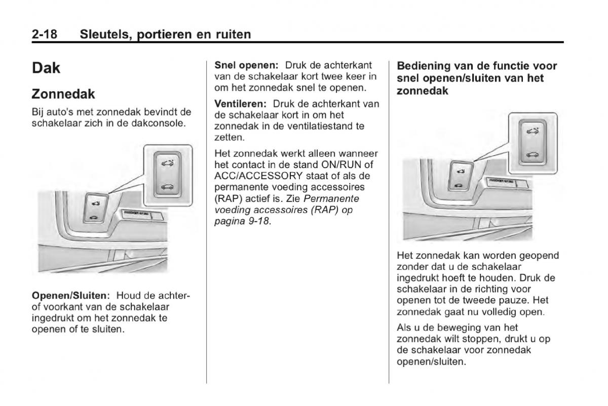 Chevrolet Camaro V 5 Bilens instruktionsbog / page 41