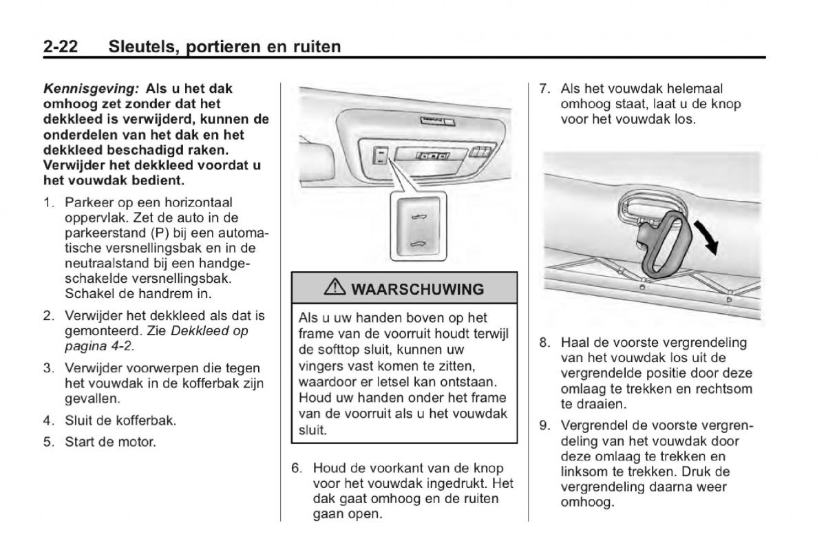 Chevrolet Camaro V 5 Bilens instruktionsbog / page 45