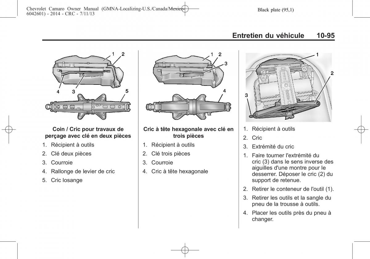 Chevrolet Camaro V 5 manuel du proprietaire / page 391