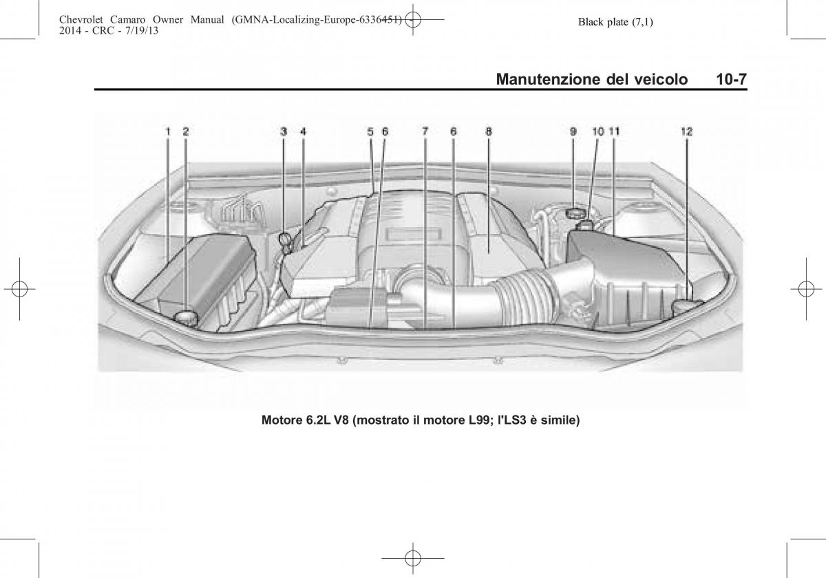 Chevrolet Camaro V 5 manuale del proprietario / page 227