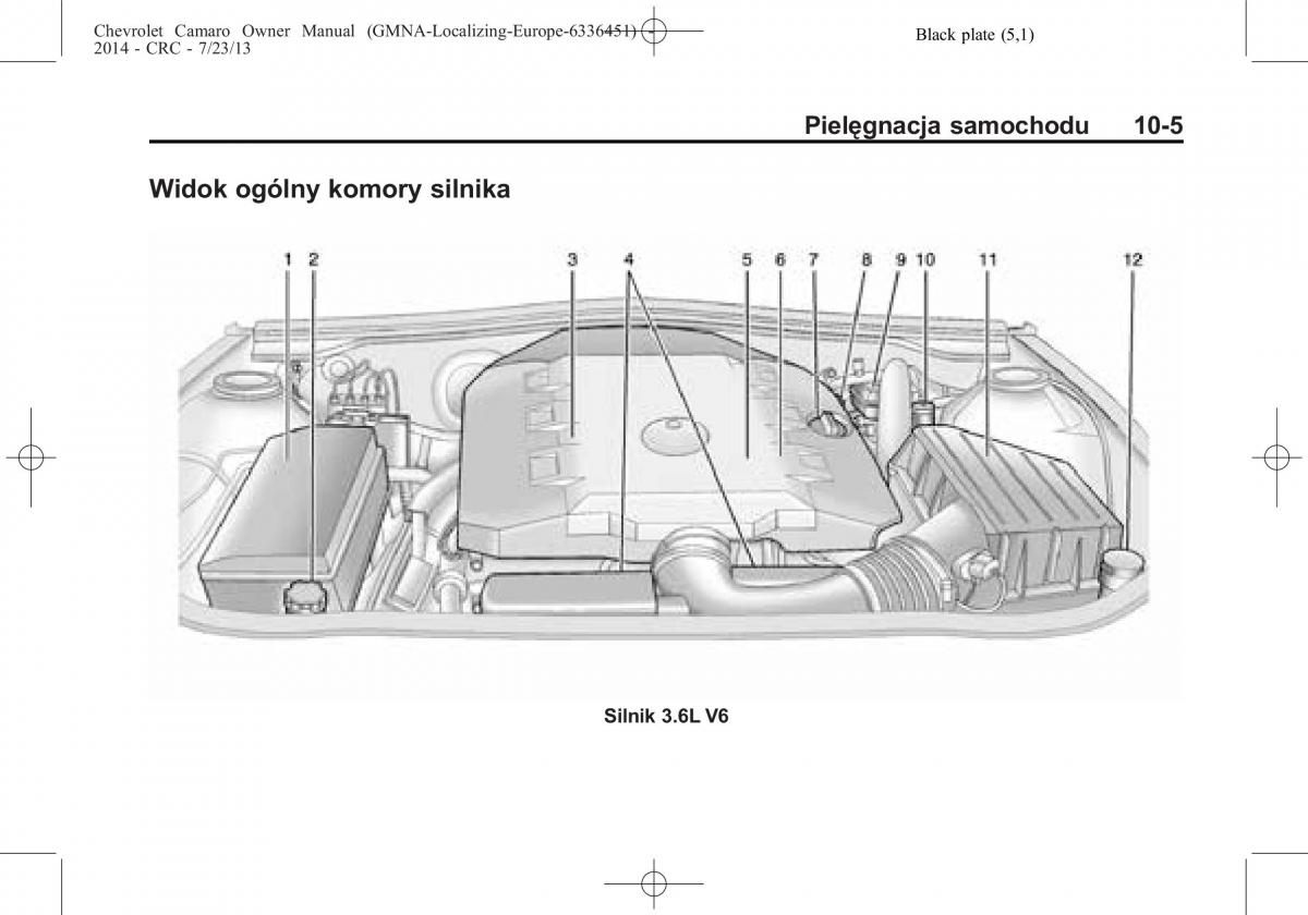 Chevrolet Camaro V 5 instrukcja obslugi / page 233