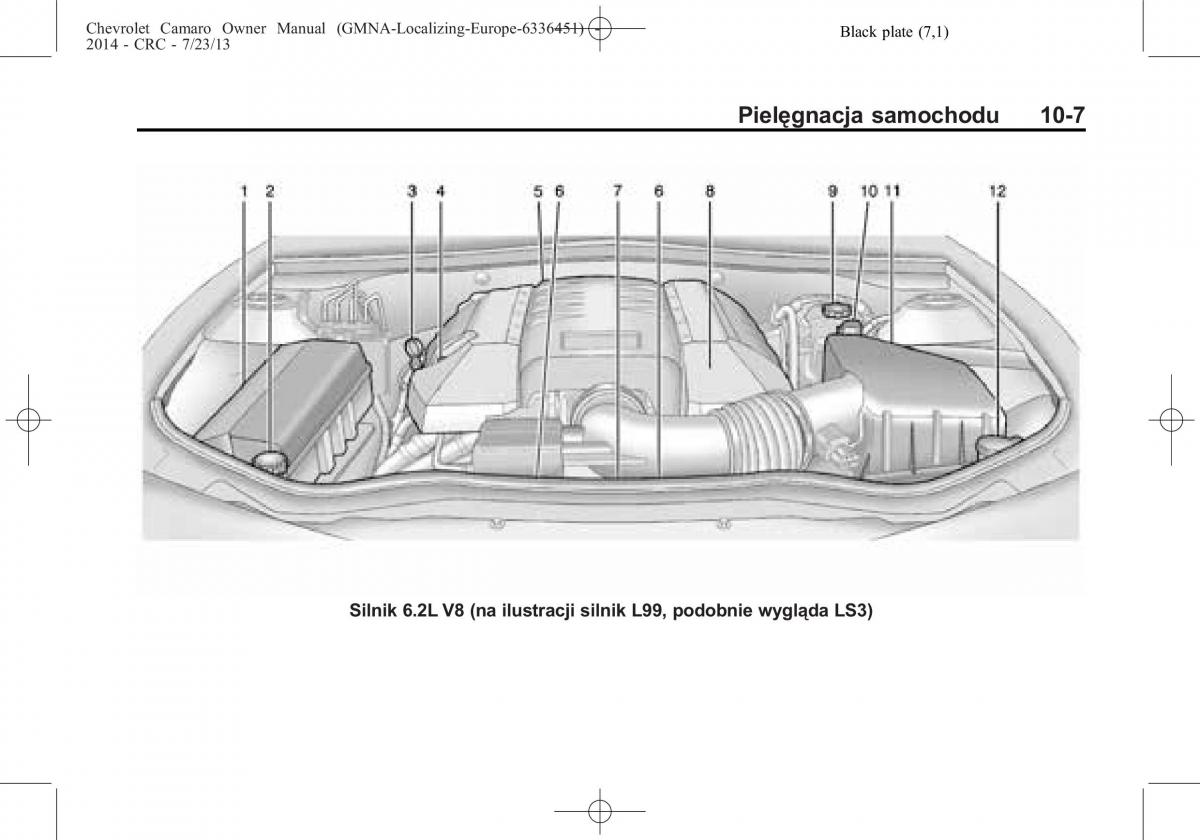 Chevrolet Camaro V 5 instrukcja obslugi / page 235