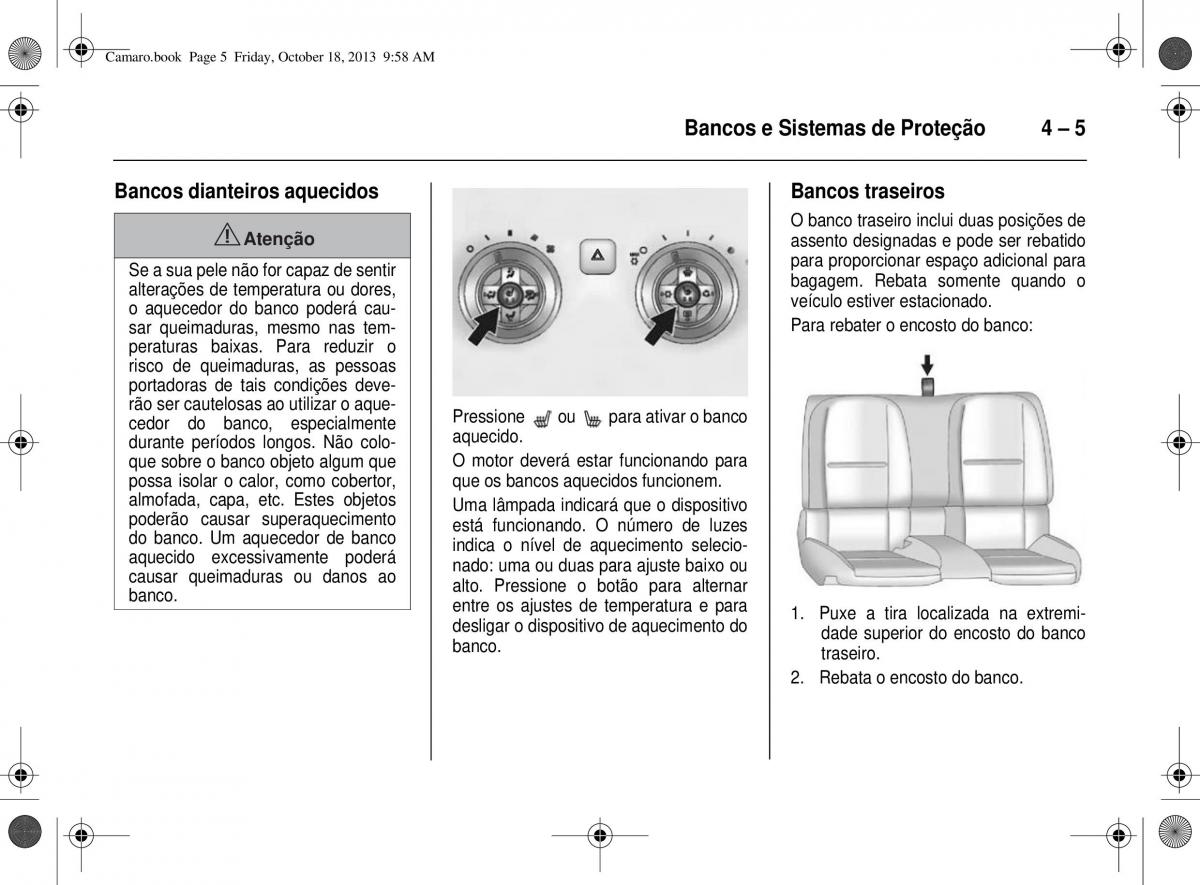 Chevrolet Camaro V 5 manual del propietario / page 55