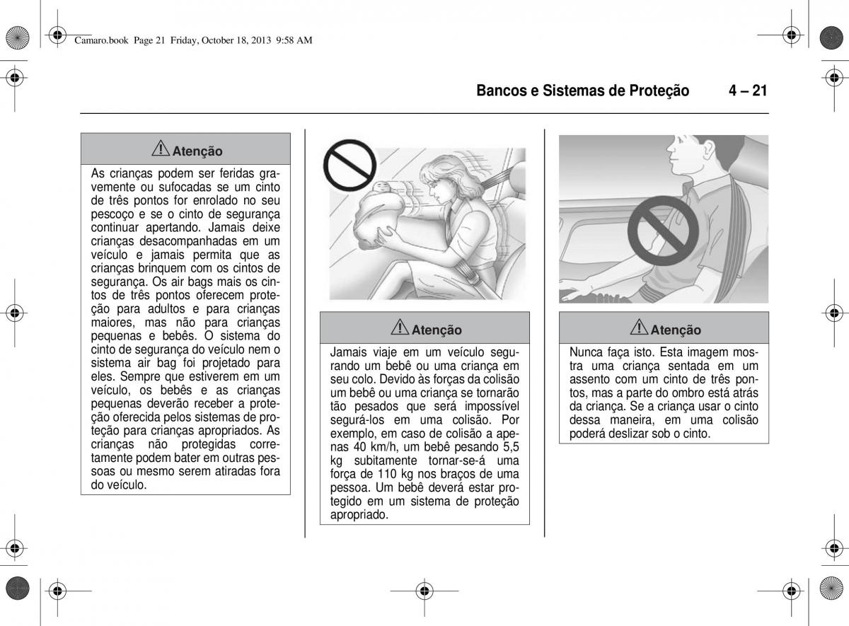 Chevrolet Camaro V 5 manual del propietario / page 71