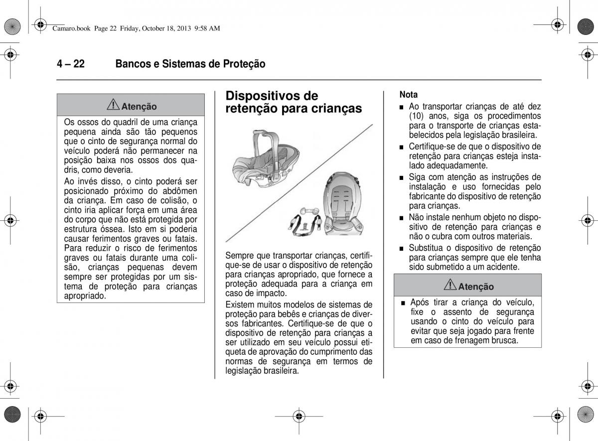 Chevrolet Camaro V 5 manual del propietario / page 72