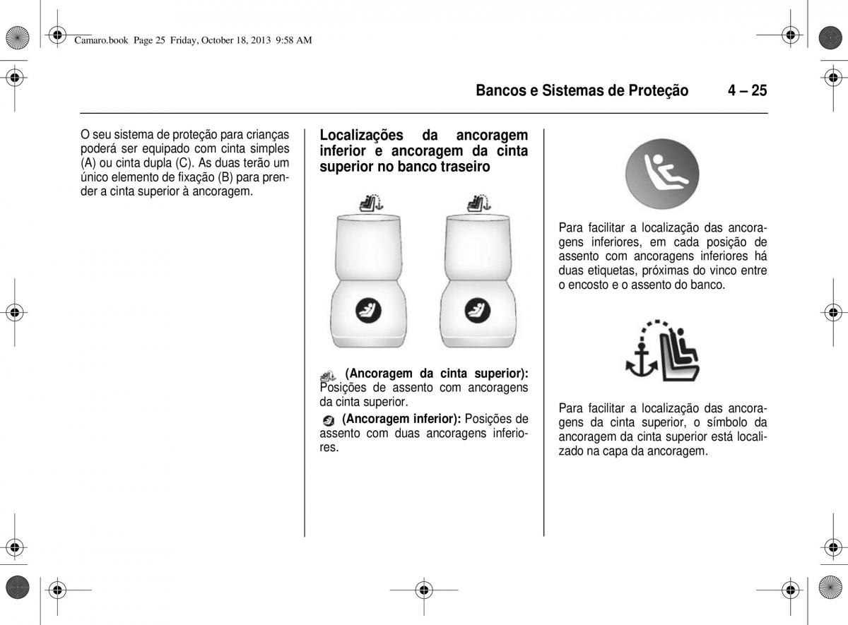 Chevrolet Camaro V 5 manual del propietario / page 75