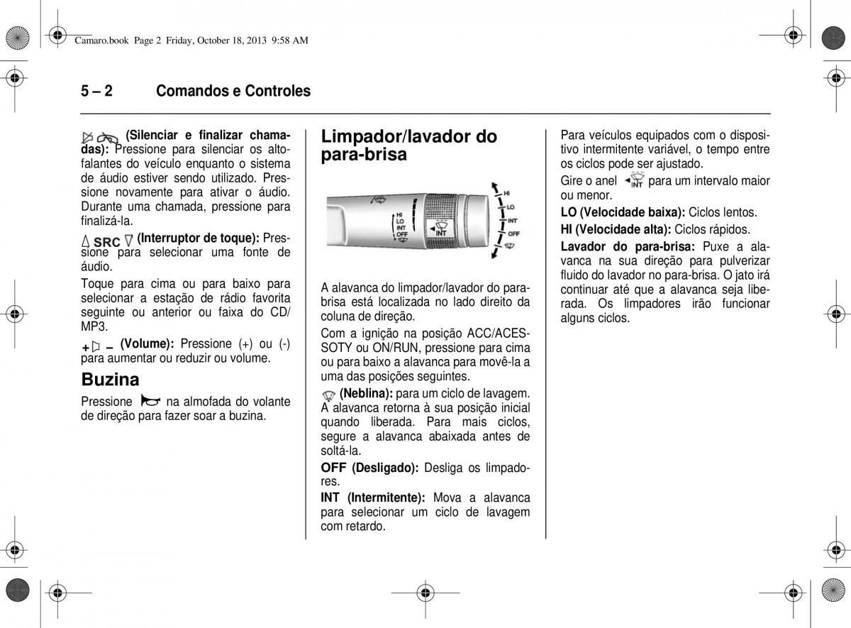 Chevrolet Camaro V 5 manual del propietario / page 78