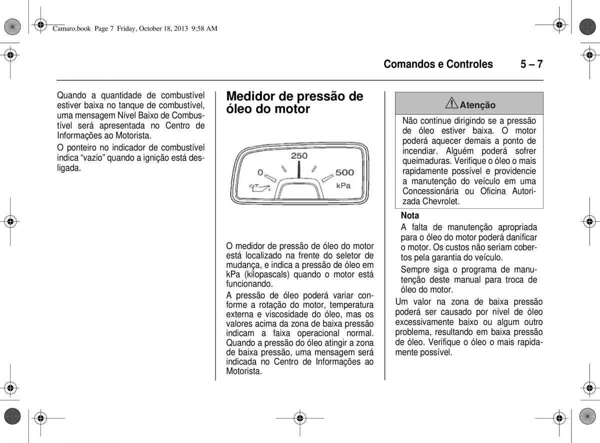 Chevrolet Camaro V 5 manual del propietario / page 83