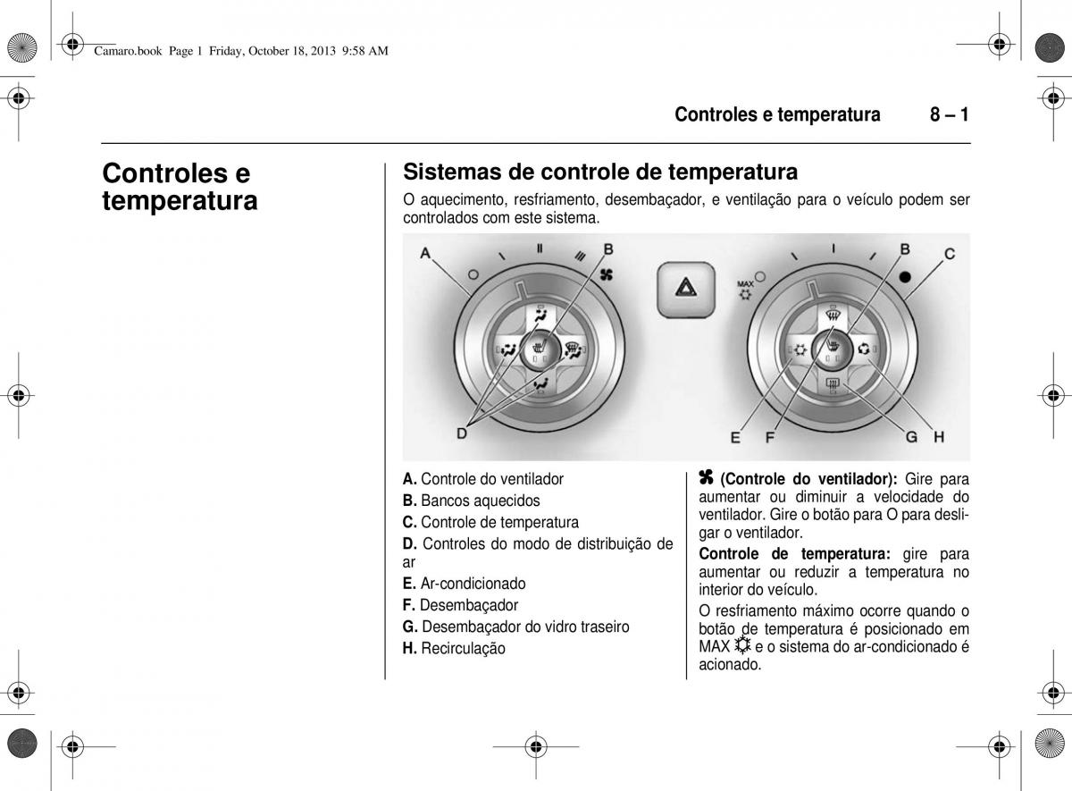 Chevrolet Camaro V 5 manual del propietario / page 123