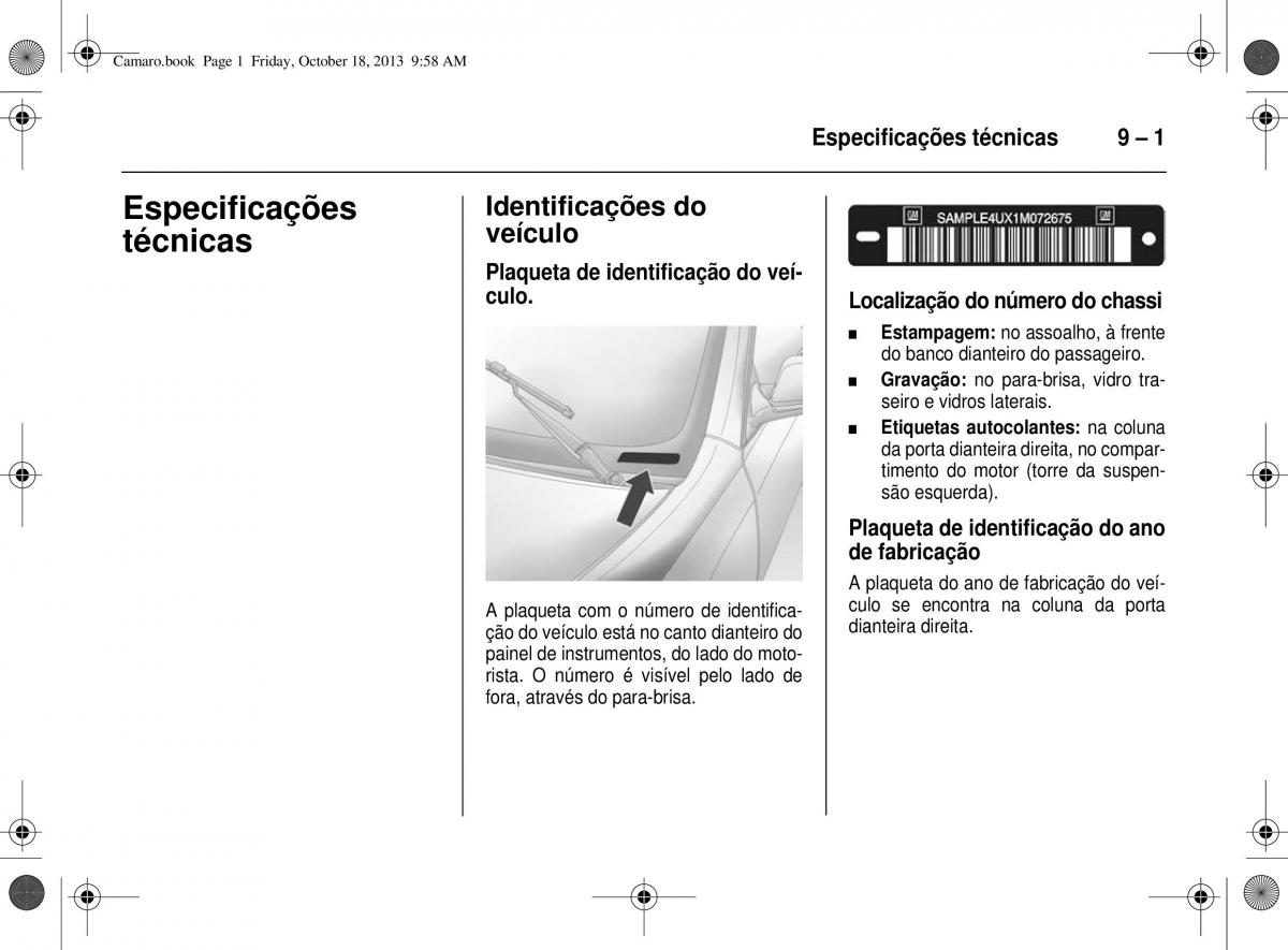 Chevrolet Camaro V 5 manual del propietario / page 127