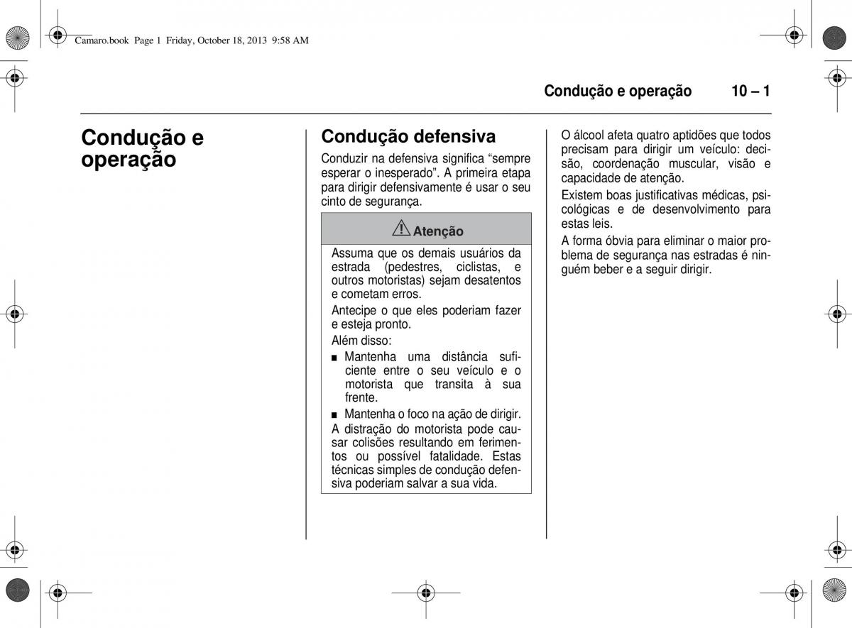 Chevrolet Camaro V 5 manual del propietario / page 137