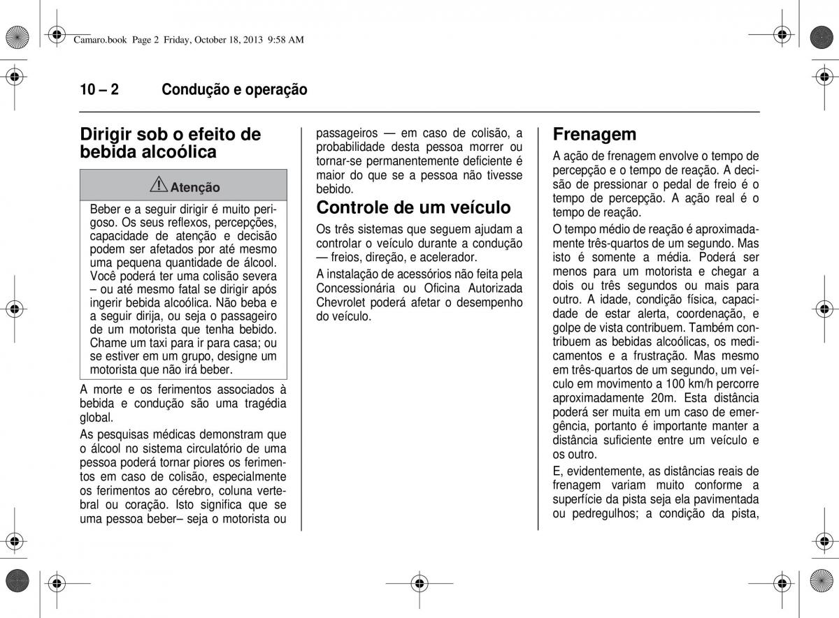 Chevrolet Camaro V 5 manual del propietario / page 138