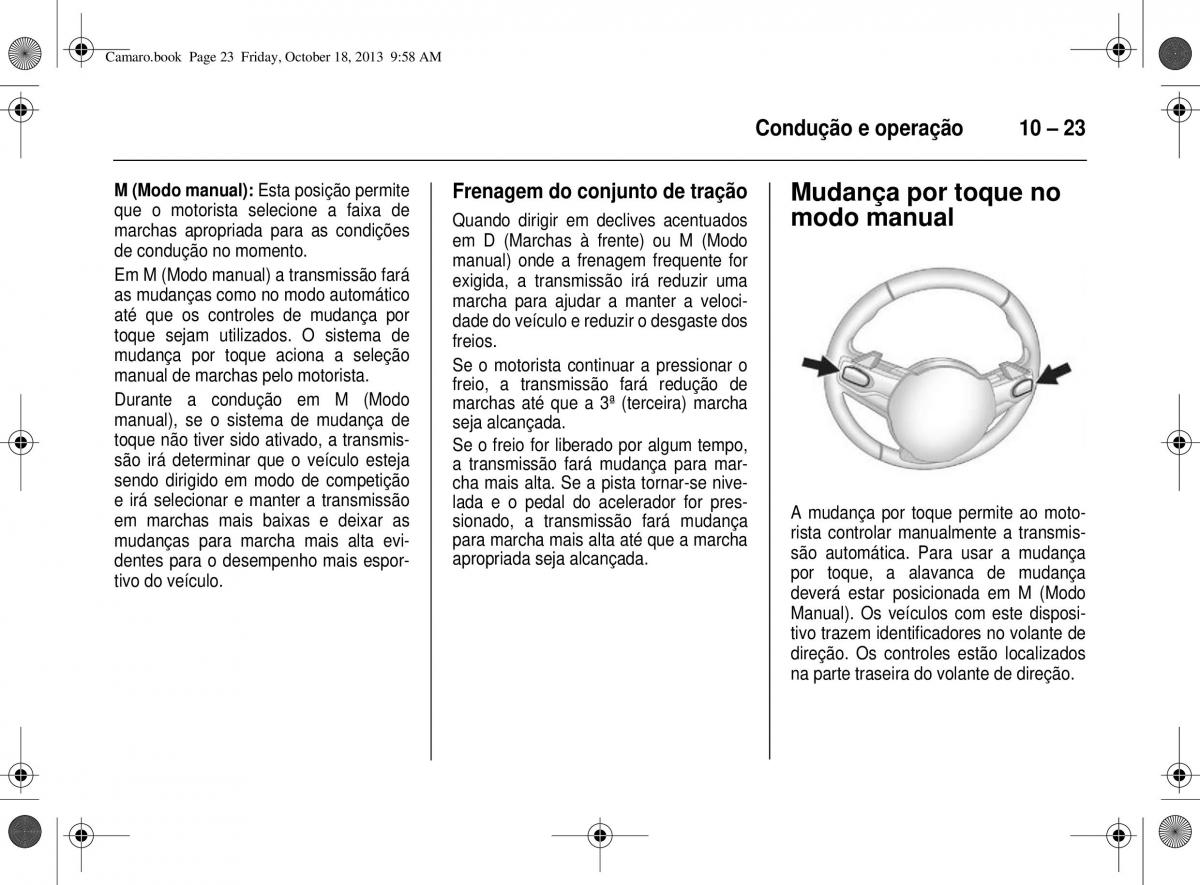 Chevrolet Camaro V 5 manual del propietario / page 159