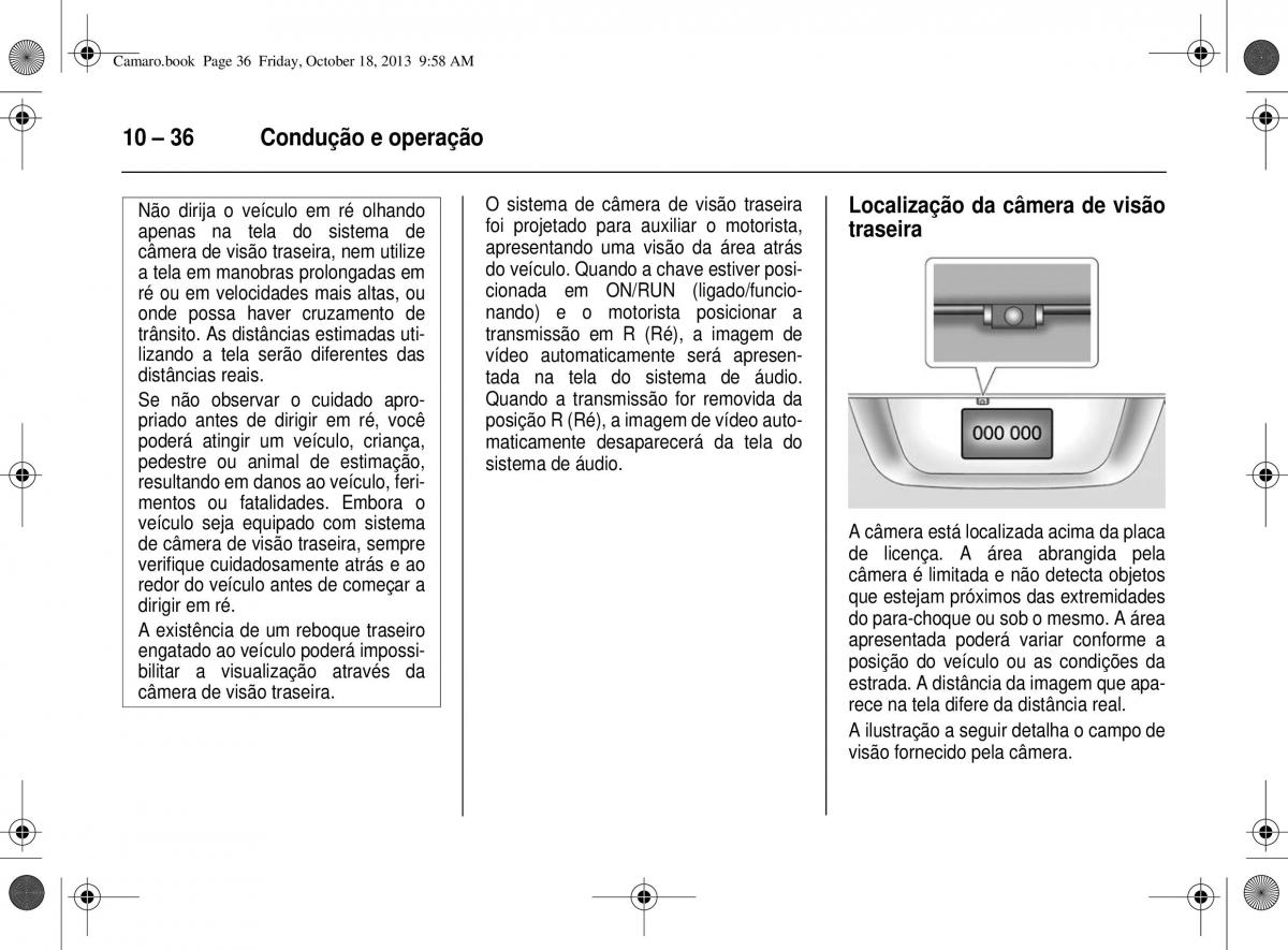 Chevrolet Camaro V 5 manual del propietario / page 172