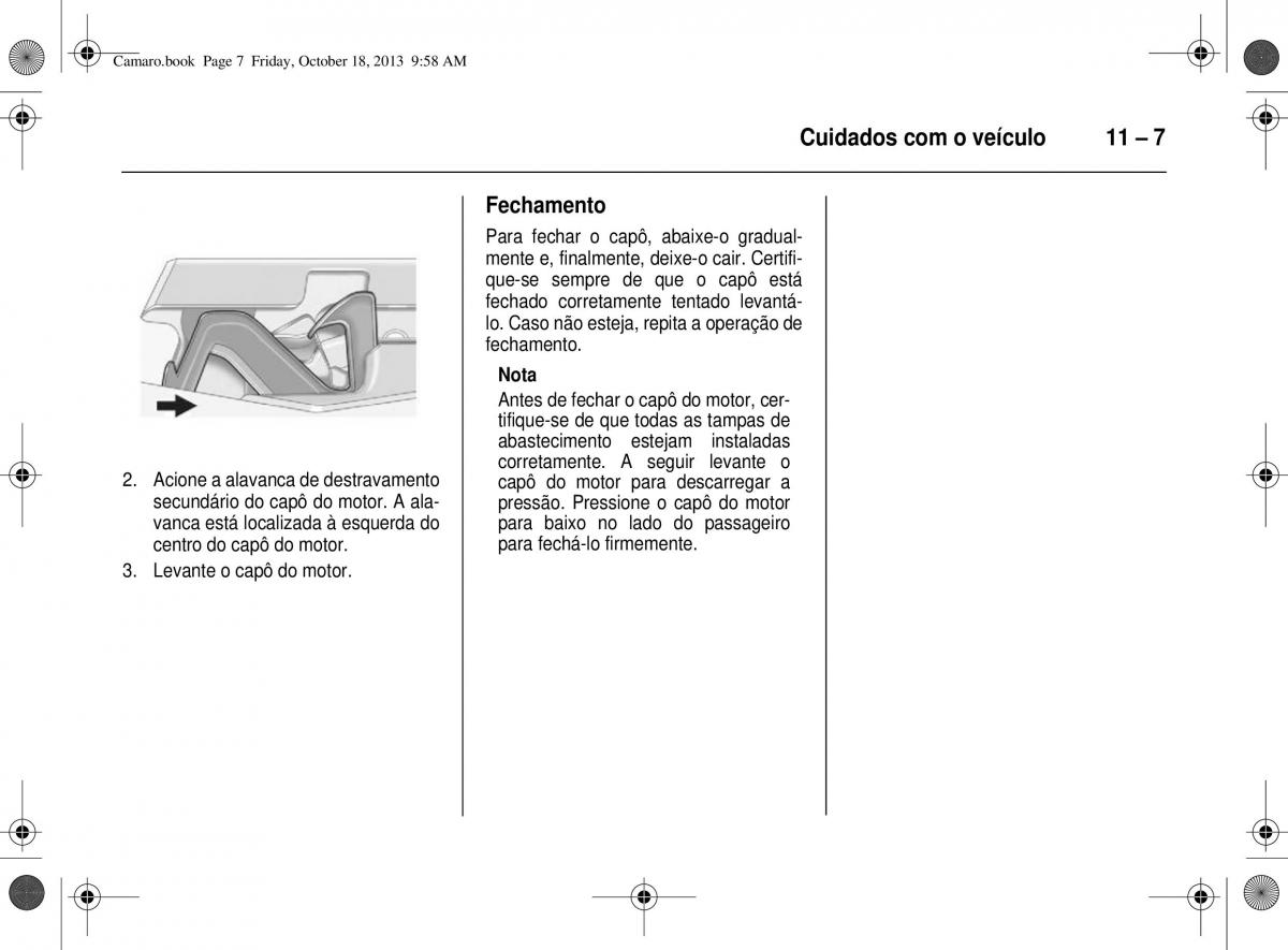 Chevrolet Camaro V 5 manual del propietario / page 185