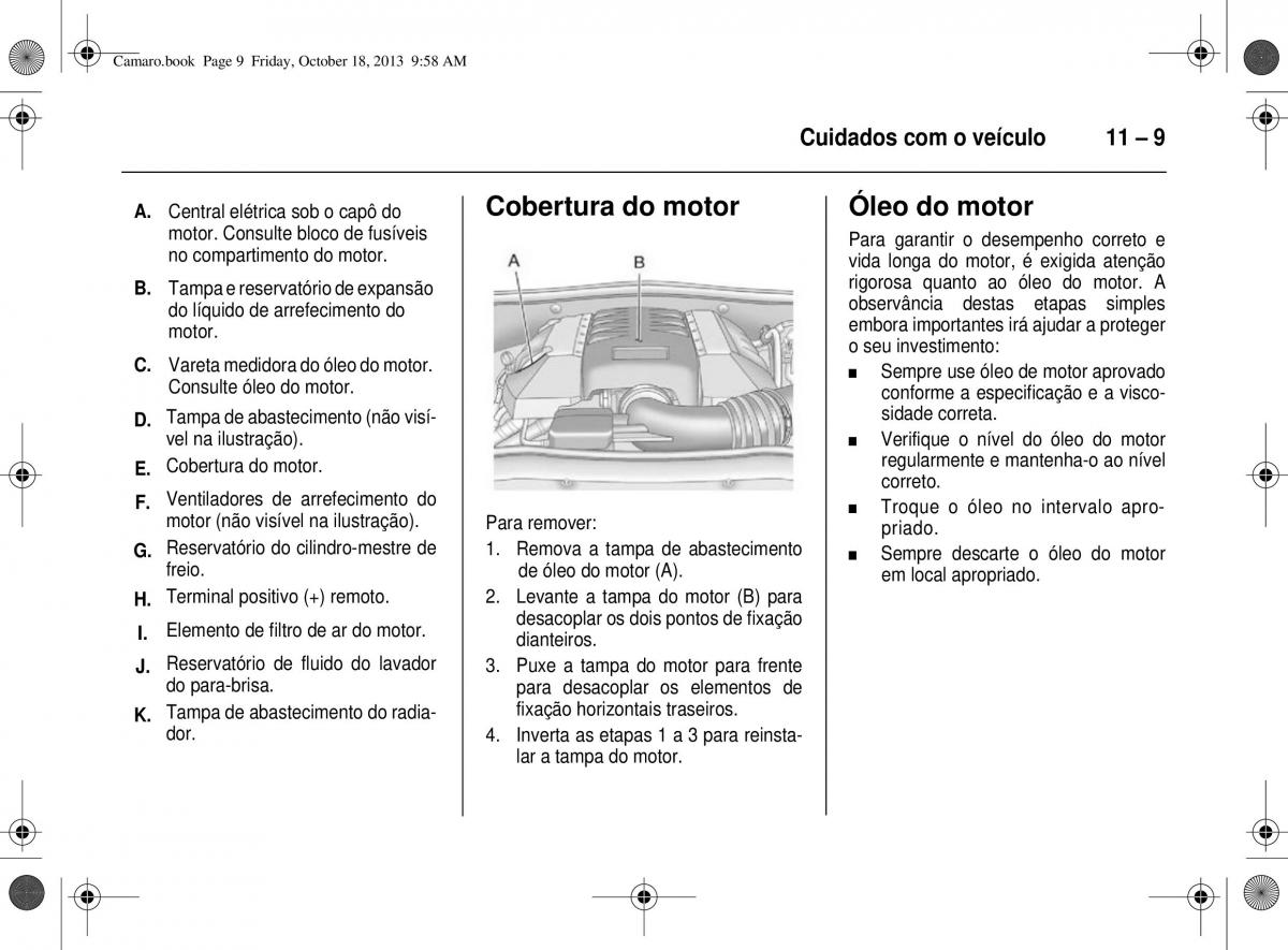 Chevrolet Camaro V 5 manual del propietario / page 187