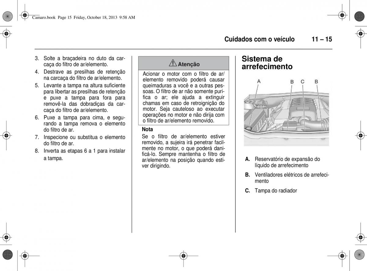 Chevrolet Camaro V 5 manual del propietario / page 193