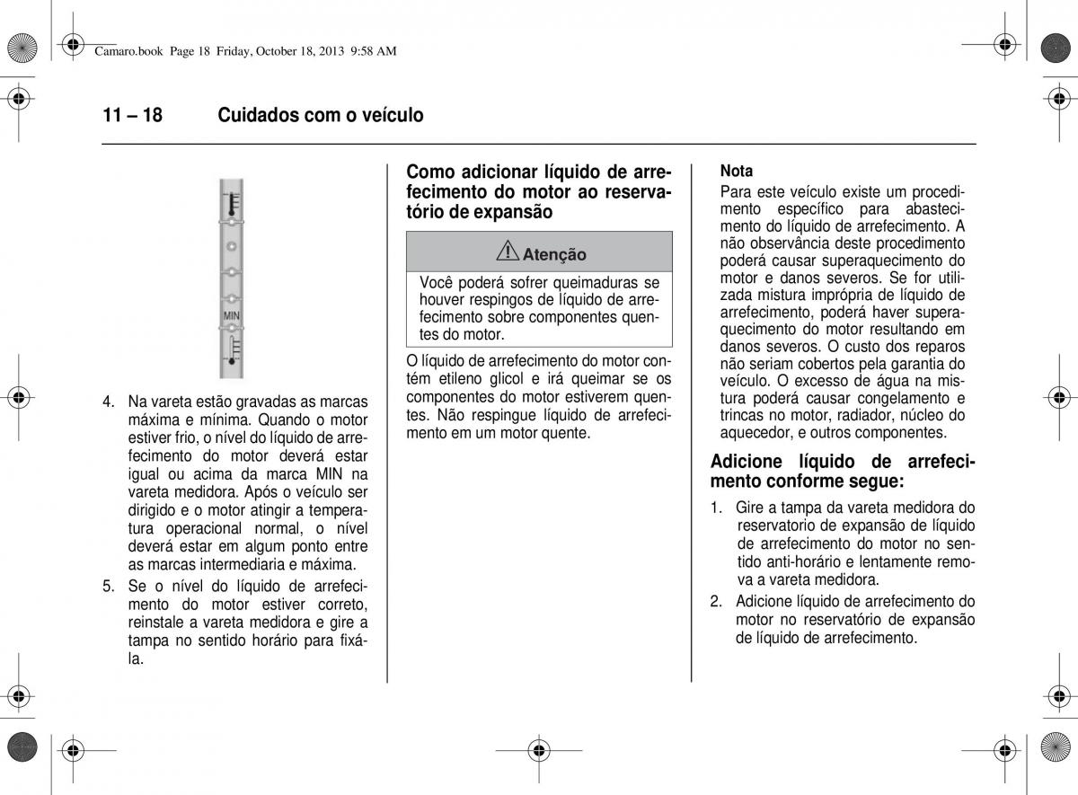 Chevrolet Camaro V 5 manual del propietario / page 196