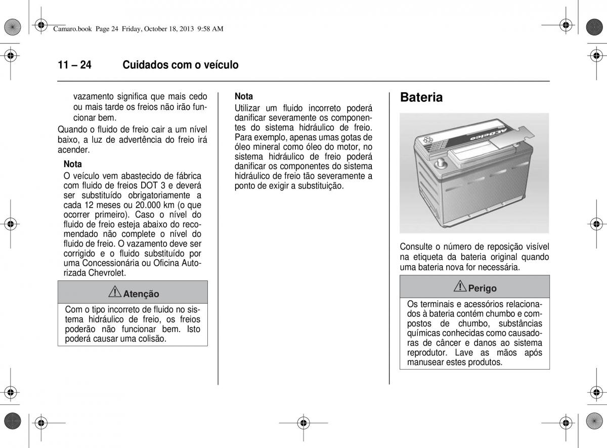 Chevrolet Camaro V 5 manual del propietario / page 202