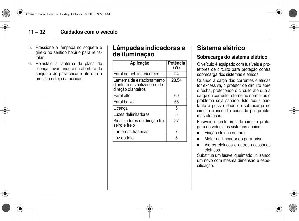 Chevrolet Camaro V 5 manual del propietario / page 210