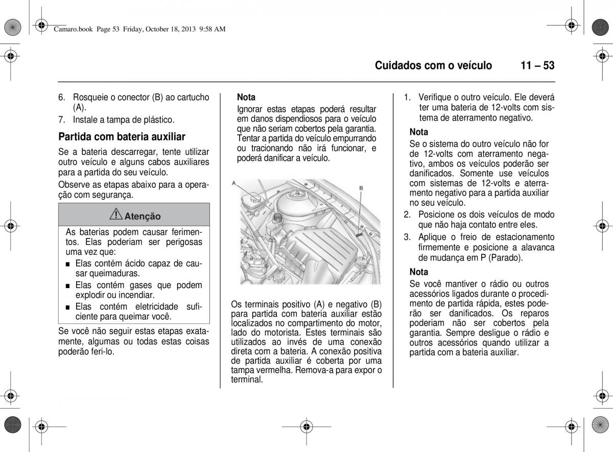 Chevrolet Camaro V 5 manual del propietario / page 231