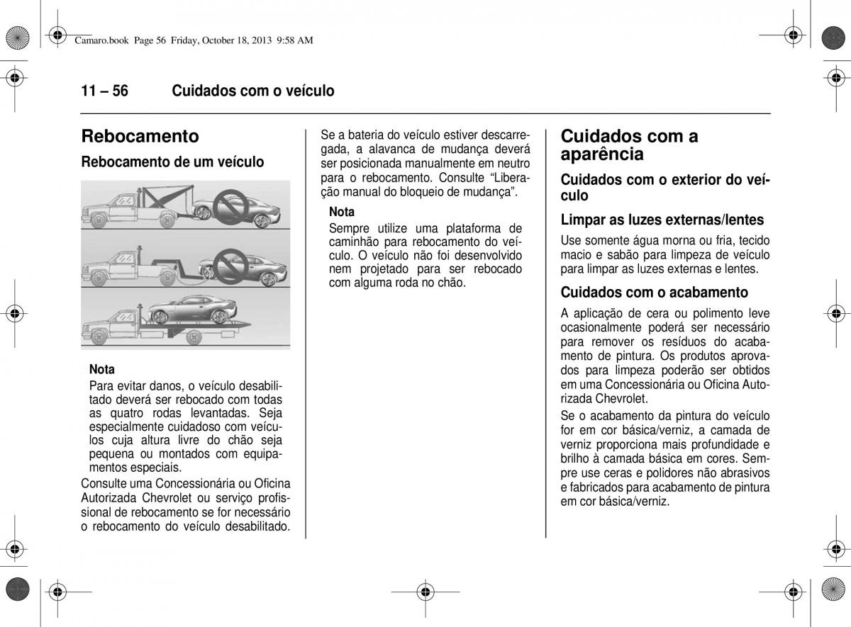 Chevrolet Camaro V 5 manual del propietario / page 234