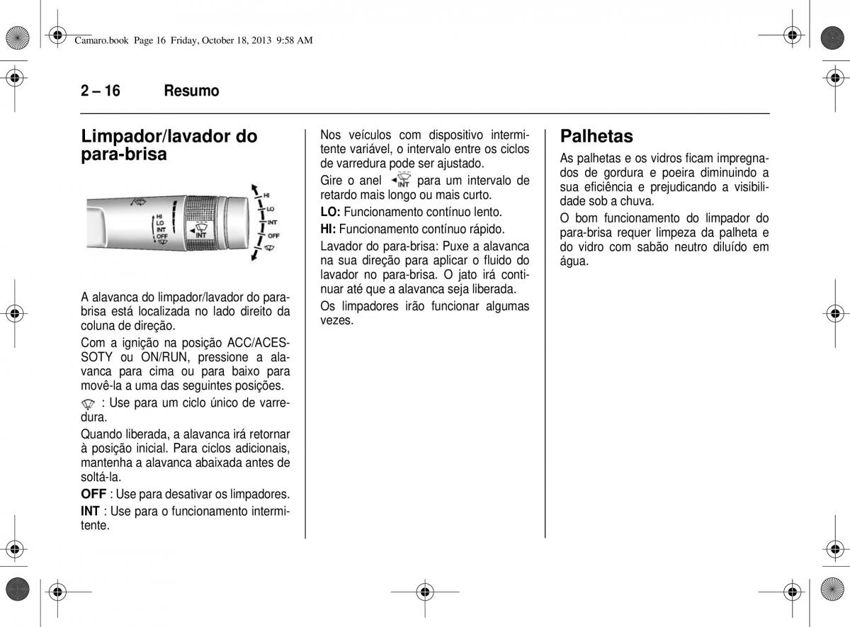 Chevrolet Camaro V 5 manual del propietario / page 24