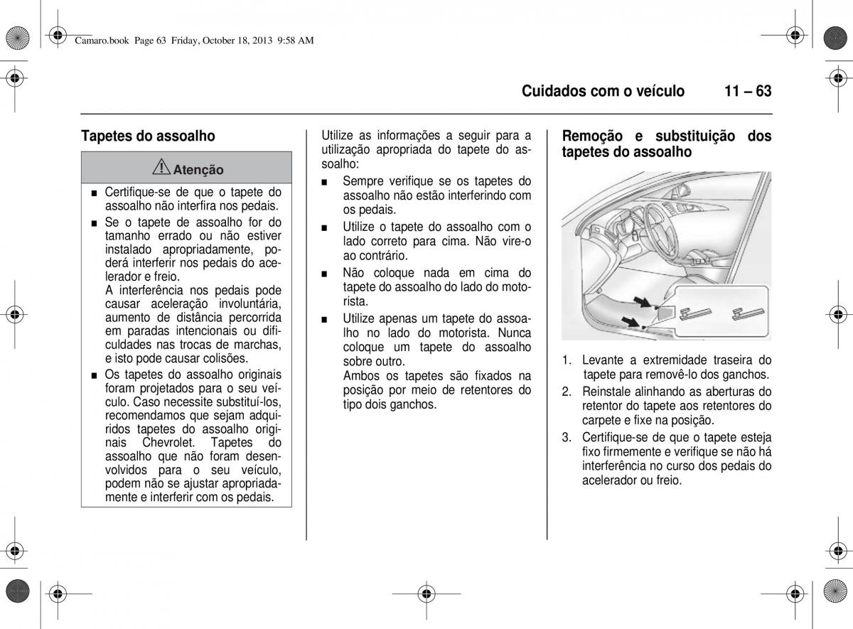 Chevrolet Camaro V 5 manual del propietario / page 241