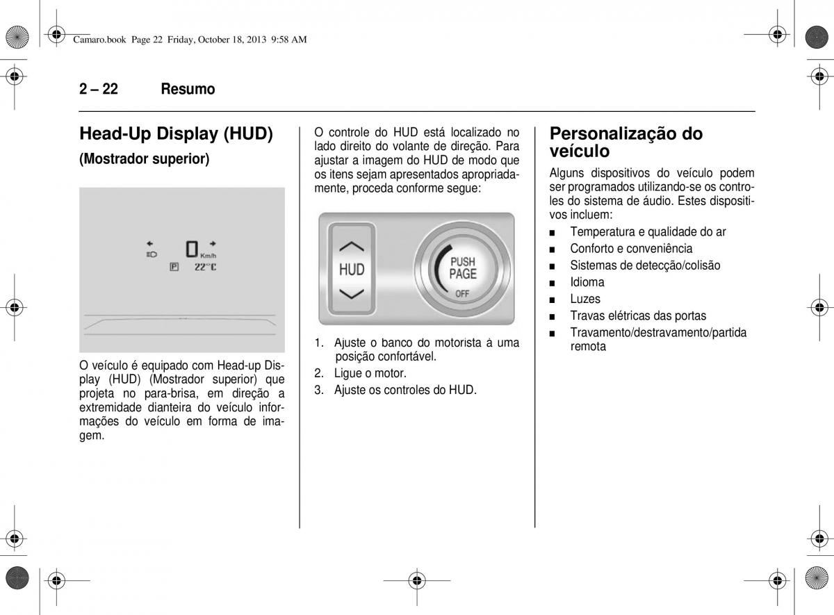 Chevrolet Camaro V 5 manual del propietario / page 30