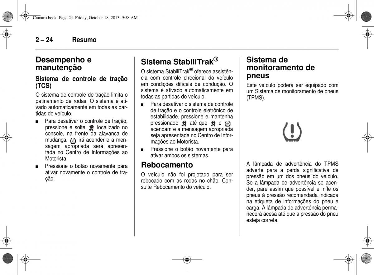 Chevrolet Camaro V 5 manual del propietario / page 32