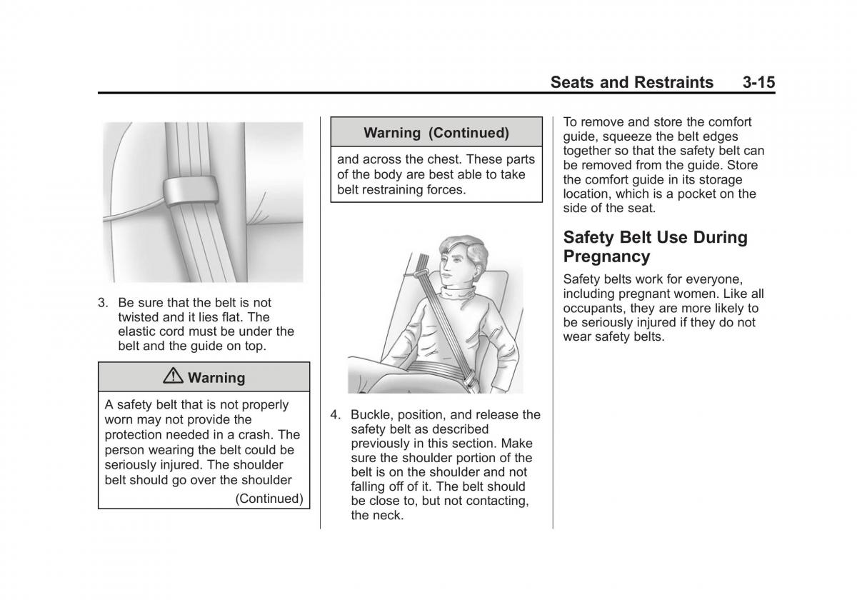 Chevrolet Captiva owners manual / page 59