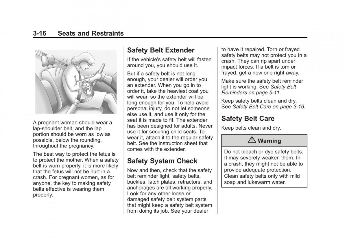 Chevrolet Captiva owners manual / page 60