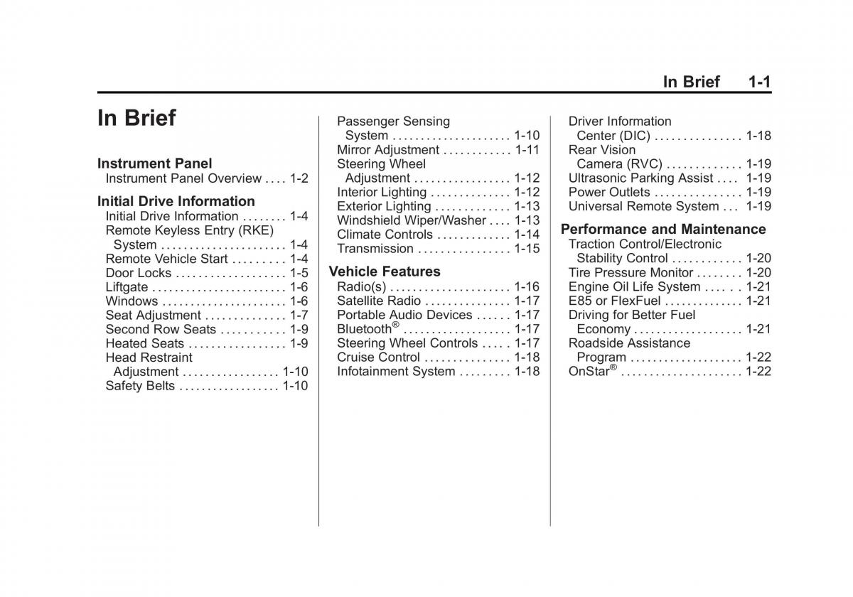 Chevrolet Captiva owners manual / page 7