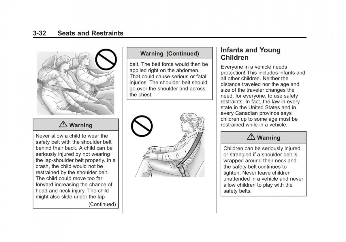 Chevrolet Captiva owners manual / page 76