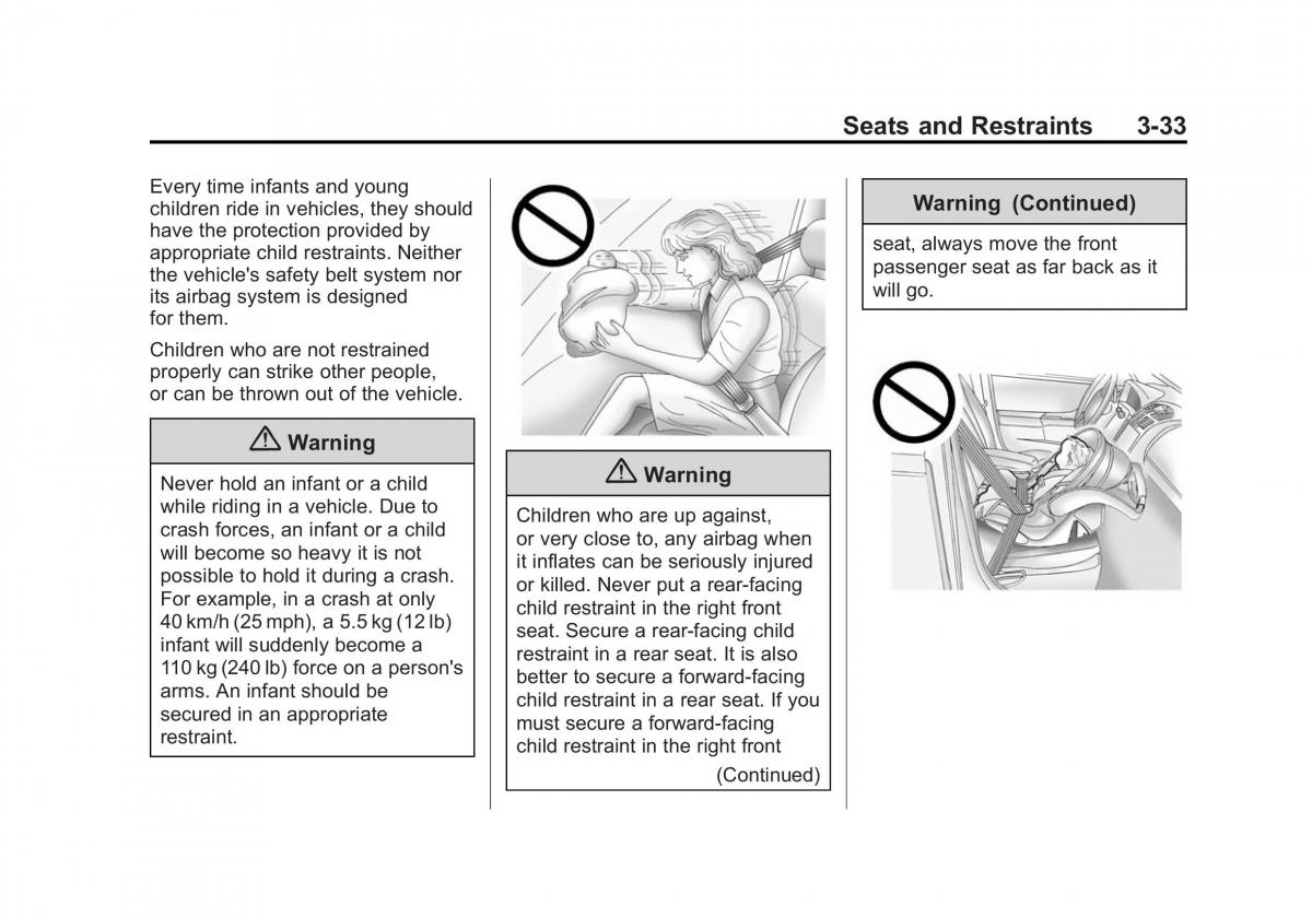 Chevrolet Captiva owners manual / page 77