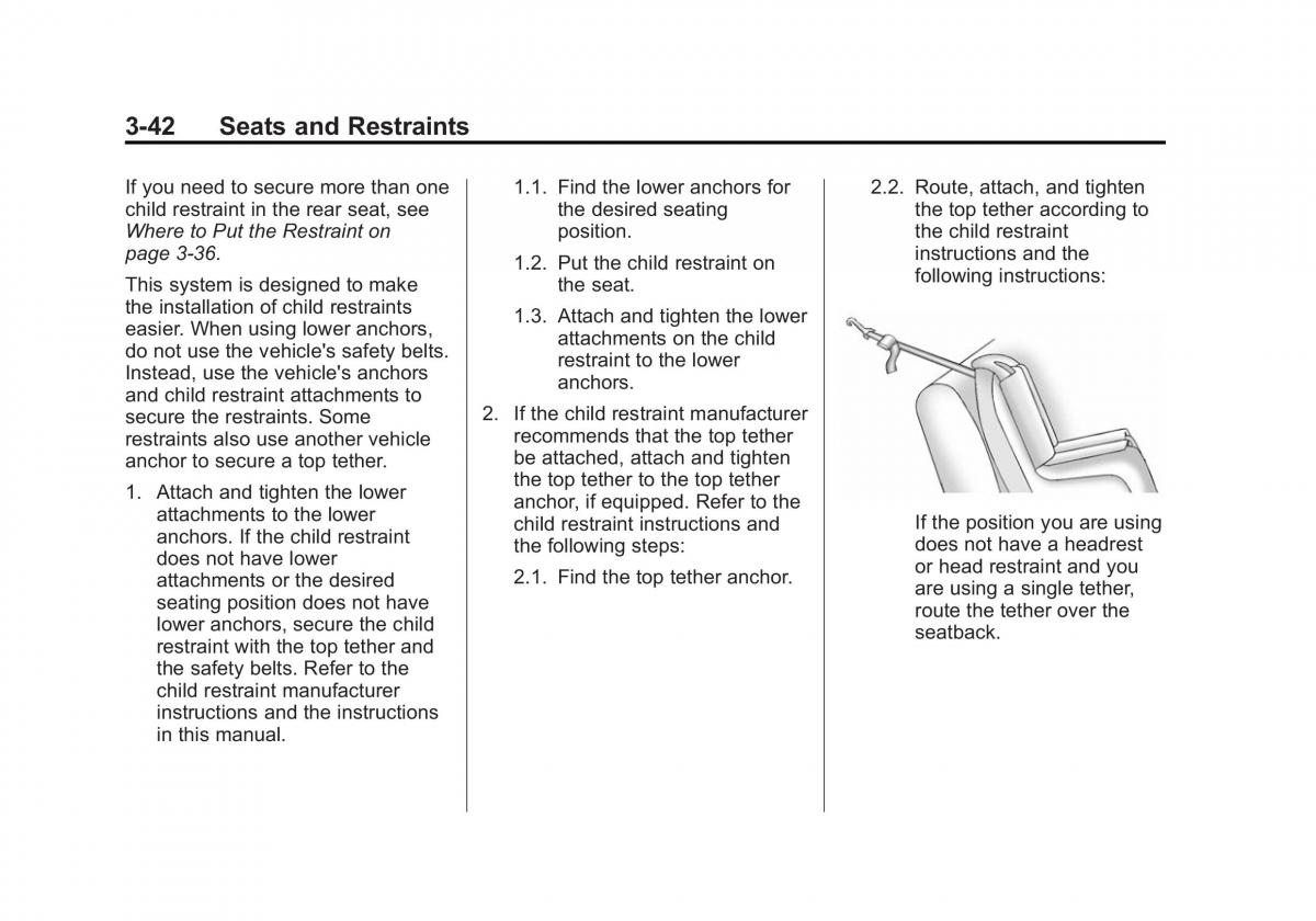 Chevrolet Captiva owners manual / page 86