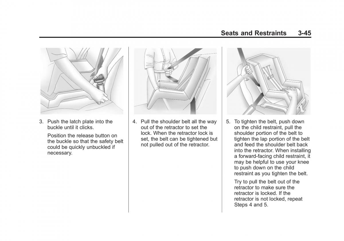 Chevrolet Captiva owners manual / page 89