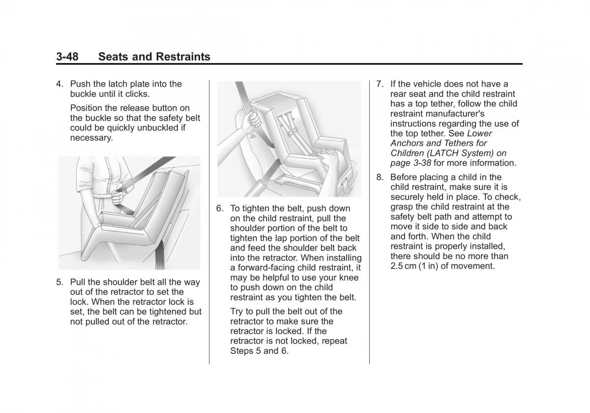 Chevrolet Captiva owners manual / page 92